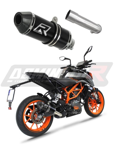 escape silenciador DOMINATOR HP3 negro compatible con la motocicleta KTM 390 Duke 2021  2023 6