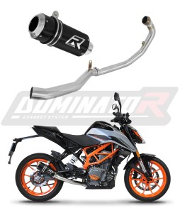 KTM 390 Duke 2021 - 2023 Sistema de escape Colector Silenciador GP NEGRO + dB killer medium
