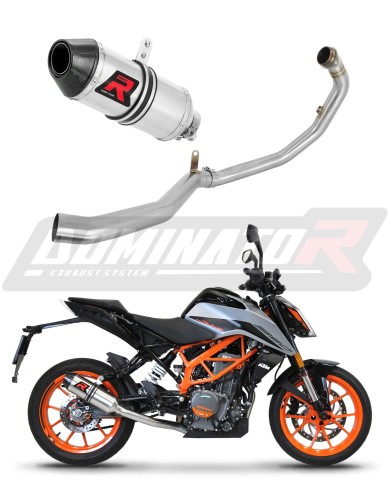 sistema de escape completo con silenciador DOMINATOR Full System HP3 compatible con la motocicleta KTM 390 Duke 2021  2023 5