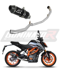 KTM 390 Duke 2021 - 2023 Sistema de escape Colector Silenciador HP3 NEGRO + dB killer medium