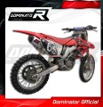 CRF 250 R EXHAUST Honda Muffler Auspuff Sportauspuff Silencer Echappement Silencieux Scarico Scarichi Escape Wydech Tłumik Carbon Tip MX 2004 - 2005 Dominator 2