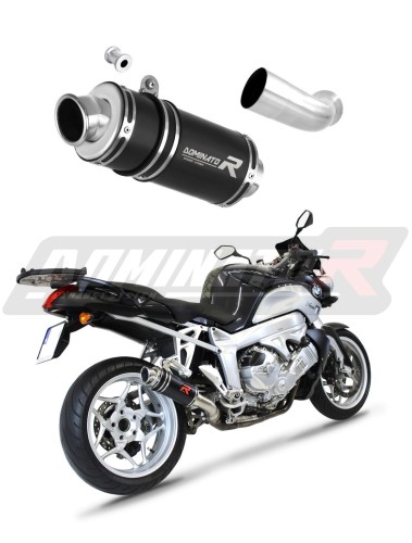 escape silenciador DOMINATOR GP1 negro compatible con la motocicleta BMW K1200R 2005  2009 6