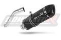 escape silenciador DOMINATOR HP1 negro compatible con la motocicleta BMW F650 CS 2002  2005 2
