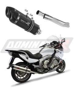 BMW K1600 GT GTL 2011 - 2023 Silenciador Escape HP1 NEGRO + dB killer medium