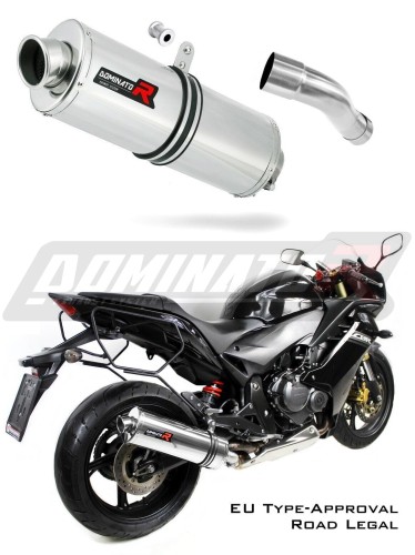 CBR 600 F Exhaust HONDA Homologated EC Type approval  Street legal Approval Certificate Muffler Auspuff Sportauspuff Silencer Echappement Silencieux Scarico Scarichi Escape Wydech Tłumik OVAL 2011 - 2015 Dominator x