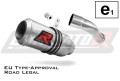 escape silenciador DOMINATOR homologado GP compatible con la motocicleta CBR 600 F 2011  2015 2