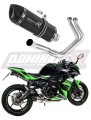 sistema de escape completo con silenciador DOMINATOR Full System HP1 negro compatible con la motocicleta Kawasaki NINJA 650 2017  2022 3