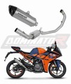 sistema de escape completo con silenciador DOMINATOR Full System HP8 compatible con la motocicleta KTM RC 390 2022  2024 7