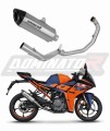 sistema de escape completo con silenciador DOMINATOR Full System HP8 compatible con la motocicleta KTM RC 390 2022  2024 7