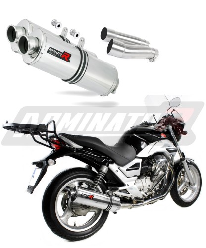 exhaust muffler DOMINATOR oval fits the motorcycle Moto Guzzi BREVA ie 750 2003   2009 5