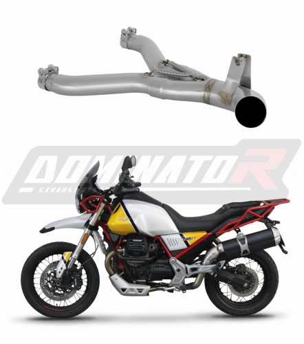 Moto Guzzi V85 TT 2019 - 2020 Cat Eliminator Catalyst Catalytic Converter Linkpipe Decat Downpipe Dominator Exhaust System x