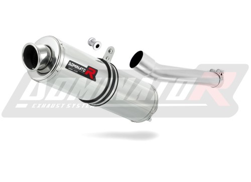 escape silenciador DOMINATOR redondo compatible con la motocicleta MuZ MZ SKORPION 660 1994  2003 4