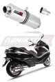 escape silenciador DOMINATOR oval compatible con la motocicleta Piaggio X10 125 2012  2016 5