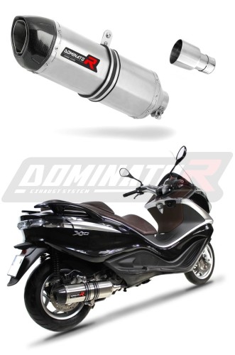 escape silenciador DOMINATOR HP1 compatible con la motocicleta Piaggio X10 125 2012  2016 5