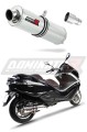 escape silenciador DOMINATOR redondo compatible con la motocicleta Piaggio X10 125 2012  2016 5