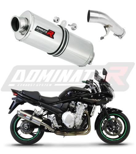 escape silenciador DOMINATOR oval compatible con la motocicleta Suzuki GSF 1250 N / S BANDIT 2007  2016 6
