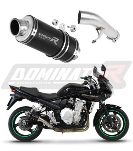 Suzuki GSF 1250 N / S BANDIT 2007 - 2016 Silenciador Escape GP1 NEGRO + dB killer medium