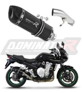 Suzuki GSF 1250 N / S BANDIT 2007 - 2016 Silenciador Escape HP1 NEGRO + dB killer medium