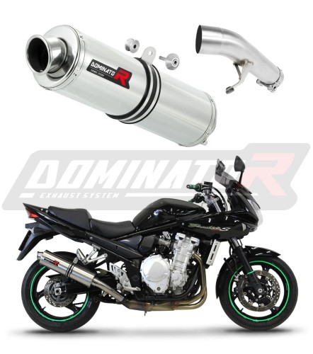 escape silenciador DOMINATOR redondo compatible con la motocicleta Suzuki GSF 1250 N / S BANDIT 2007  2016 6