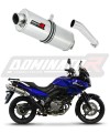 escape silenciador DOMINATOR oval compatible con la motocicleta Suzuki DL 650 VStrom 2004  2006 6