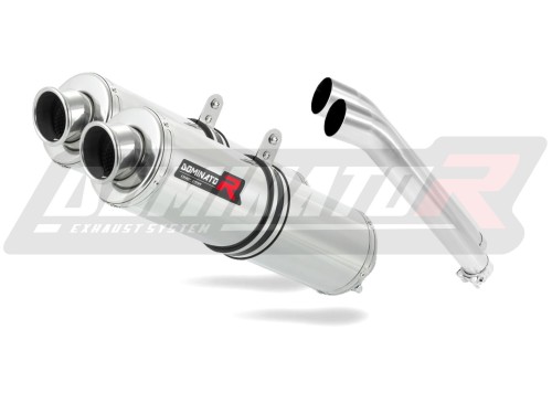escape silenciador DOMINATOR redondo compatible con la motocicleta Suzuki DL 1000 VStrom 2002  2012 3