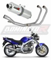 kompletny układ wydechowy z tłumikiem DOMINATOR Full System Owalny pasujący do motocykla Suzuki GS 500E 1989 - 2009 7