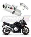 escape silenciador DOMINATOR oval compatible con la motocicleta Suzuki GSXF 650 2007  2016 6