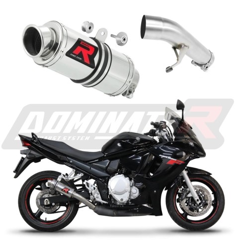 escape silenciador DOMINATOR GP1 compatible con la motocicleta Suzuki GSXF 650 2007  2016 6