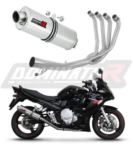 Suzuki GSXF 650 2007 - 2016 Sistema de escape Colector Silenciador OV + dB killer