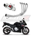 complete exhaust system with muffler DOMINATOR Full System GP1 fits to Suzuki GSXF 650 2007  2016 7