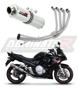 Suzuki GSXF 650 2007 - 2016 Sistema de escape Colector Silenciador ST + dB killer
