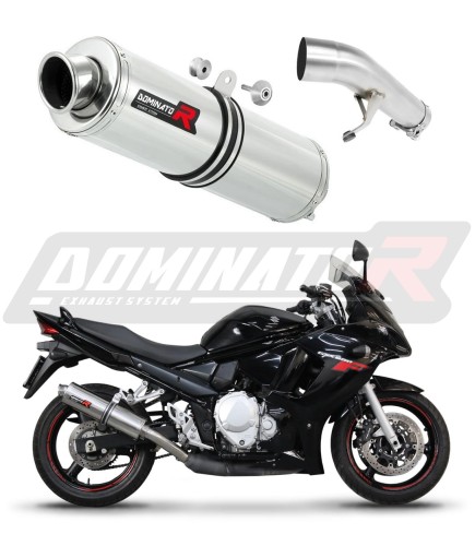 exhaust muffler DOMINATOR ROUND fits to Suzuki GSXF 650 2007  2016 6