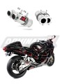 GSXR GSX 1300 R HAYABUSA EXHAUST Suzuki Muffler Auspuff Sportauspuff Silencer Echappement Silencieux Scarico Scarichi Escape Wydech Tłumik GP 1 1999 - 2007 DOMINATOR  x