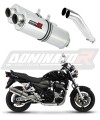 GSX 1400 K1-K4 EXHAUST Suzuki Muffler Auspuff Sportauspuff Silencer Echappement Silencieux Scarico Scarichi Escape Wydech Tłumik OVAL 2001 - 2004 DOMINATOR x