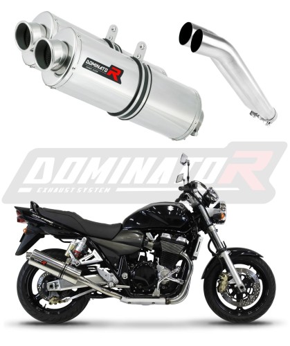 exhaust muffler DOMINATOR oval fits the motorcycle Suzuki GSX 1400 2001   2005 6