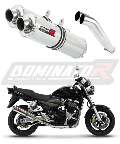 escape silenciador DOMINATOR redondo compatible con la motocicleta Suzuki GSX 1400 2001  2005 6