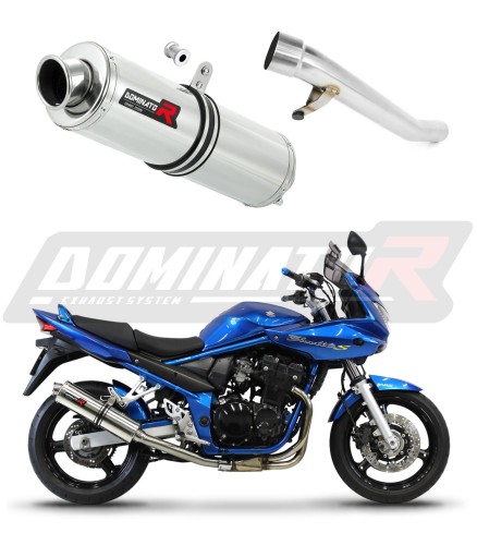 escape silenciador DOMINATOR redondo compatible con la motocicleta Suzuki GSF 650 BANDIT N / S 2005  2006 6