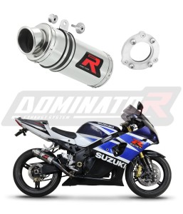 Suzuki GSXR 1000 K1 - K4 2001 - 2004 Silenciador Escape Bolt-on GP1 + dB killer medium