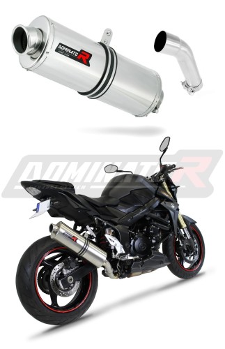 escape silenciador DOMINATOR oval compatible con la motocicleta Suzuki GSR 750 2011  2016 6