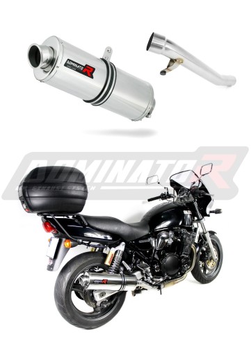 escape silenciador DOMINATOR oval compatible con la motocicleta Suzuki GSX 750 INAZUMA 1997  2003 5