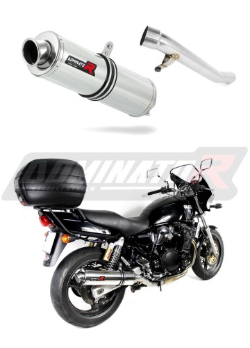 escape silenciador DOMINATOR redondo compatible con la motocicleta Suzuki GSX 750 INAZUMA 1997  2003 5