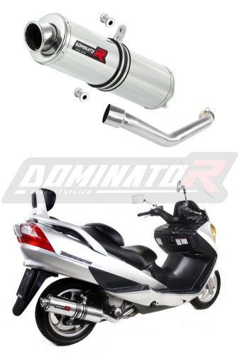 wydech tłumik DOMINATOR Okrągły pasujący do motocykla Suzuki BURGMAN 400 2003 - 2006 5