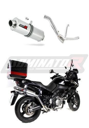escape silenciador DOMINATOR oval compatible con la motocicleta Suzuki DL 650 VStrom / XT 2012  2016 5