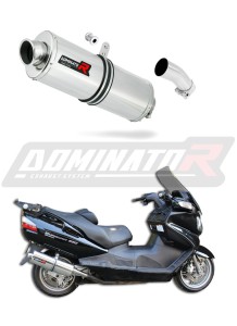 Suzuki BURGMAN 650 2002 - 2012 Silenciador Escape OV + dB killer medium