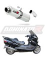 escape silenciador DOMINATOR redondo compatible con la motocicleta Suzuki BURGMAN 650  2013  7