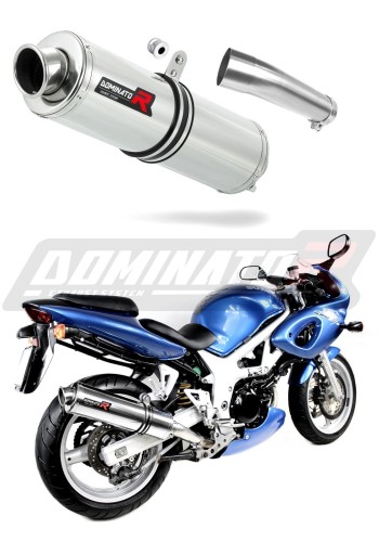 escape silenciador DOMINATOR redondo compatible con la motocicleta Suzuki SV 650 S 1999  2002 5