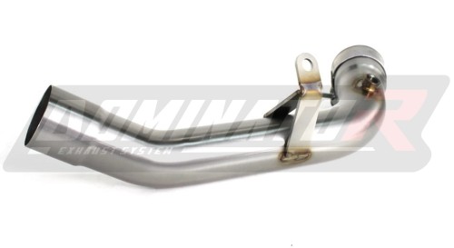 decat silenciador central DOMINATOR Mid Pipe compatible con la motocicleta GSX 1300 BKING 2007  2012 6
