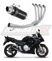 complete exhaust system with muffler DOMINATOR Full System GP1 BLACK fits to Suzuki GSX 1250 FA 2010  2016 7