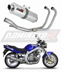 Suzuki GS 500F 2004 - 2014 Sistema de escape Colector Silenciador OV + dB killer medium