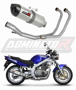 Suzuki GS 500F 2004 - 2014 Sistema de escape Colector Silenciador HP1 + dB killer medium